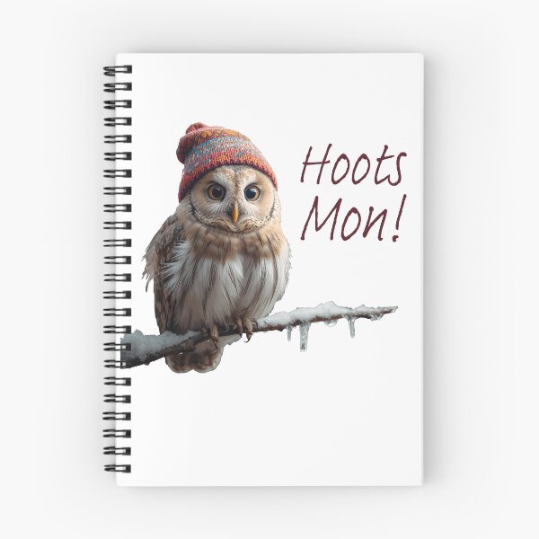 Item preview, Scottish Hoots Mon Owl T-Shirt | Scotland Winter Humor Gift designed and sold by Loom on the Loch.