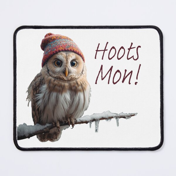 Item preview, Scottish Hoots Mon Owl T-Shirt | Scotland Winter Humor Gift designed and sold by Loom on the Loch.