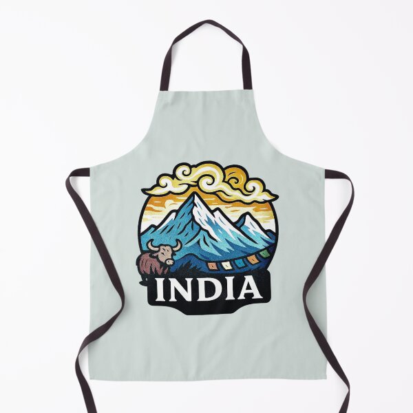Item preview, India Himalaya Mountain and Prayer Flags Design designed and sold by Myra365Art.