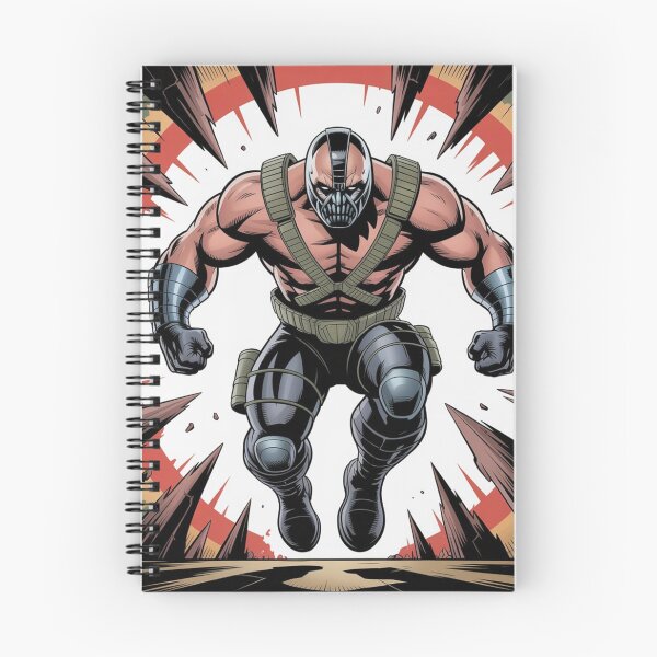 Item preview, Bane's Explosive Onslaught: Venom-Fueled Leap of Destruction - DC Comics Fan Art designed and sold by Midnight Veil Designs.