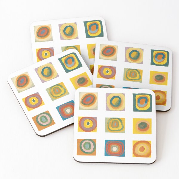 Item preview, Wassily Kandinsky – Squares with Concentric Circles 1913 designed and sold by HAAR00.