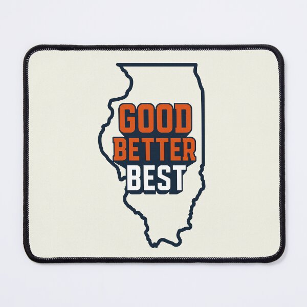 Item preview, Good Better Best Motivational Quote Illinois Retro designed and sold by SunfullyYours.