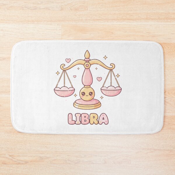 Item preview, Kawaii Libra Scales – Cute Zodiac Sign Illustration designed and sold by LaurannaDesign.