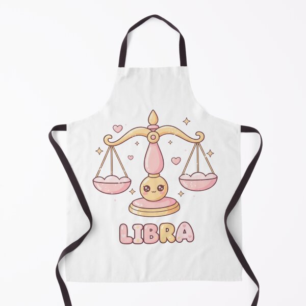 Item preview, Kawaii Libra Scales – Cute Zodiac Sign Illustration designed and sold by LaurannaDesign.