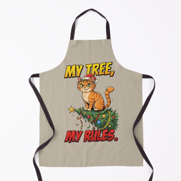 Item preview, My Tree, My Rules - Funny Cat Christmas Tree Destroyer designed and sold by AwesomeBeyondLimits.