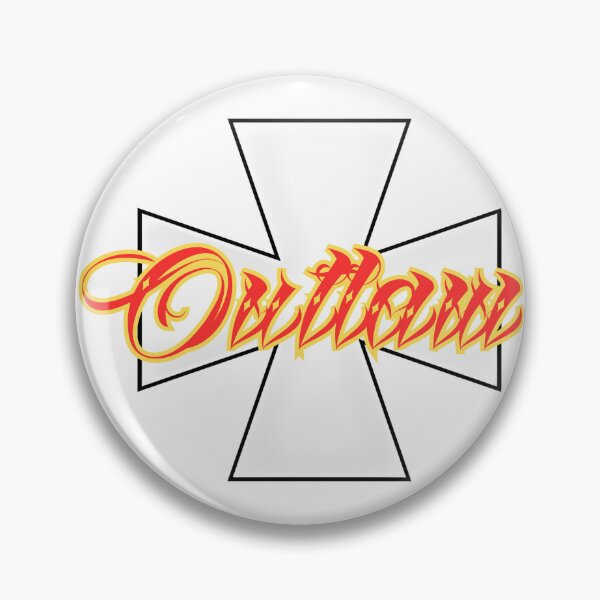 Item preview, Copy of Outlaw Iron Cross 1% Rocker Logo West Coast Chopper Style designed and sold by Bearded-Viking.