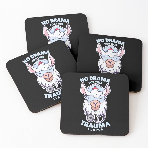 Item preview, No Drama Trauma Llama Funny Nurse designed and sold by JRRTs.
