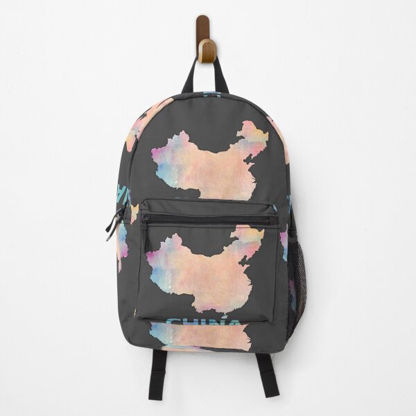 Item preview, China Watercolor Map – Soft Pastel Art designed and sold by mashmosh.