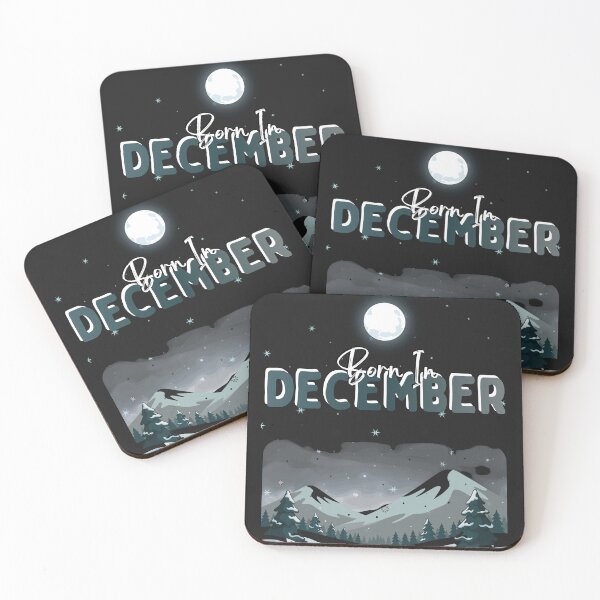 Item preview, Born In December - Winter Mountain Design designed and sold by EchoPrint Co..