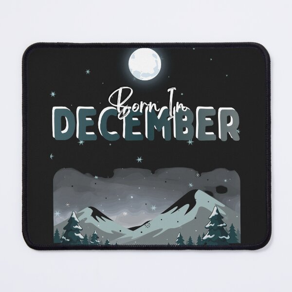 Item preview, Born In December - Winter Mountain Design designed and sold by EchoPrint Co..