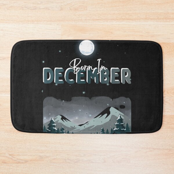 Item preview, Born In December - Winter Mountain Design designed and sold by EchoPrint Co..
