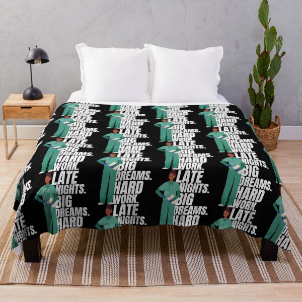 Item preview, Nurse Late Nights Big Dreams Hard Work Funny Nurse designed and sold by JRRTs.