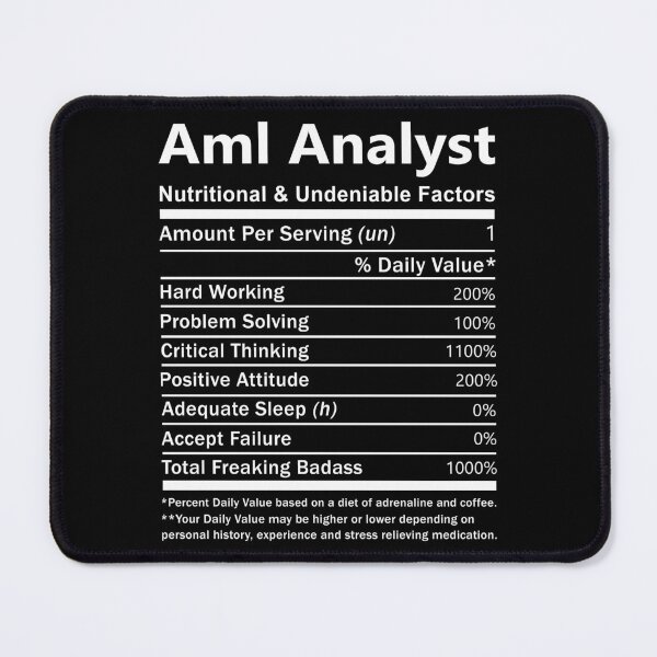 Item preview, Aml Analyst designed and sold by felstore690.
