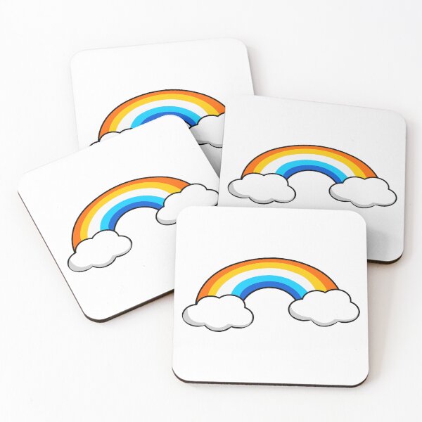 Item preview, Proud Rainbow in the Clouds Aromantic Asexual designed and sold by HarveyHandcraftsandDesigns.