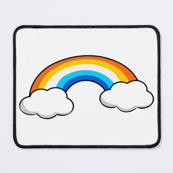 Item preview, Proud Rainbow in the Clouds Aromantic Asexual designed and sold by HarveyHandcraftsandDesigns.