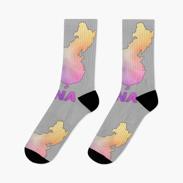 Item preview, China Gradient Map – Pastel Glow Edition designed and sold by mashmosh.