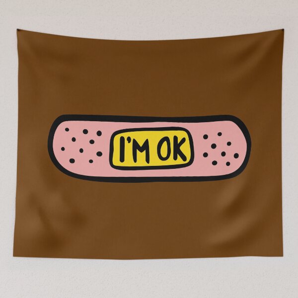 Item preview, estoy bien, gracioso, ok, emo, gato, yeso designed and sold by Captain Banjo.