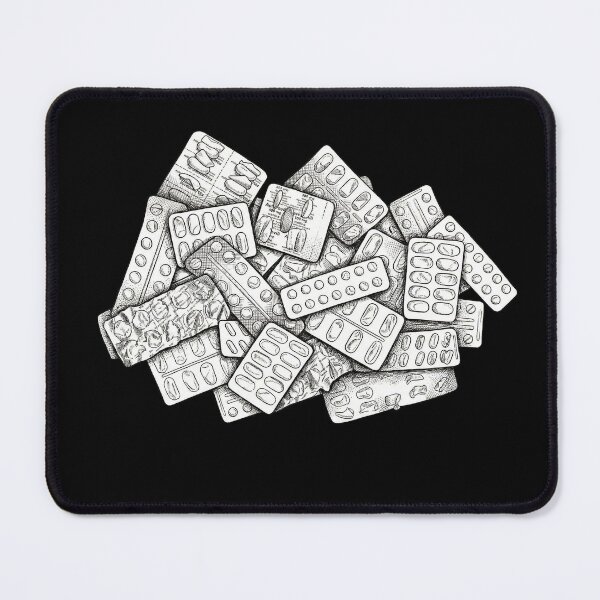 Item preview, Pill Blister Packs in a Pile designed and sold by Naux | Design & Illustration.