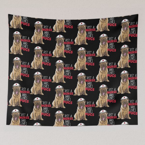 Item preview, Cute Nurse Pug Lover Funny Dog Design designed and sold by JRRTs.