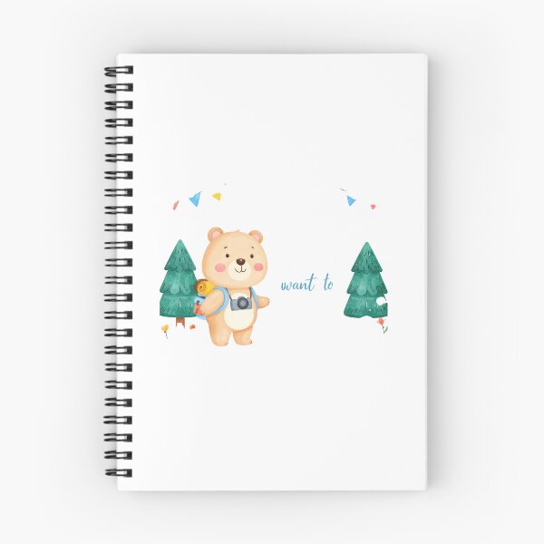 Item preview, A bear with a backpack and camera saying “Roam if you want to" designed and sold by STICKERS FOR SALE NOW.