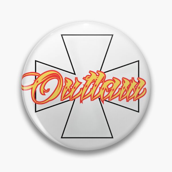 Item preview, Outlaw Iron Cross 1% Rocker Logo West Coast Chopper Style designed and sold by Bearded-Viking.