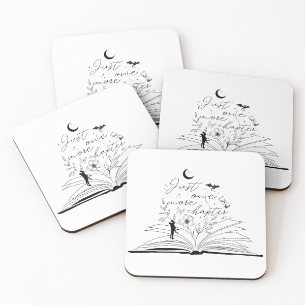 Item preview, Just One More Chapter designed and sold by sashabookishart.