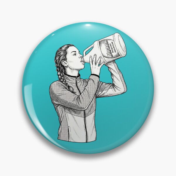 Item preview, Woman Drinking Bleach designed and sold by Naux | Design & Illustration.