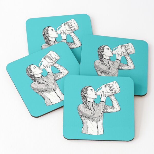 Item preview, Woman Drinking Bleach designed and sold by Naux | Design & Illustration.