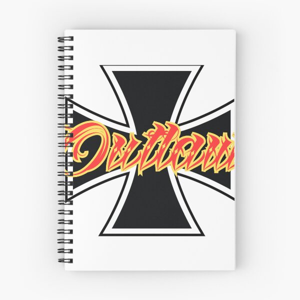 Item preview, Outlaw Iron Cross 1% Rocker Logo West Coast Chopper Style designed and sold by Bearded-Viking.
