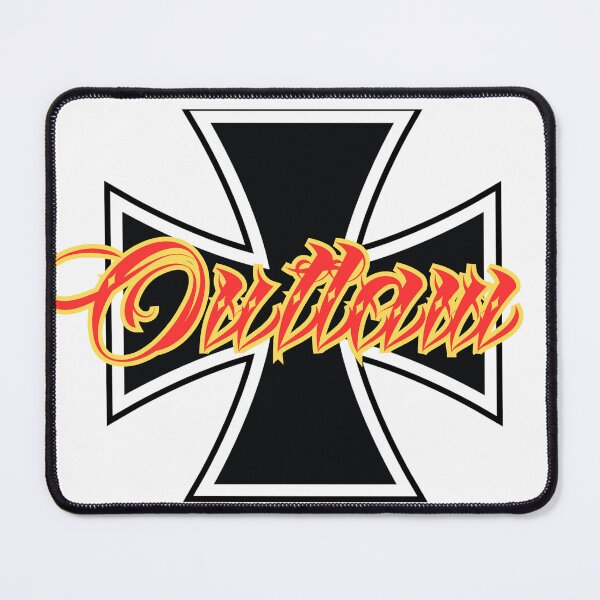 Item preview, Outlaw Iron Cross 1% Rocker Logo West Coast Chopper Style designed and sold by Legacy Apparel Co..