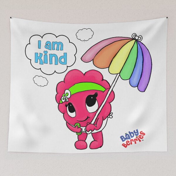 Item preview, I Am Kind – Razzie | Baby Berries Positive Affirmation Art designed and sold by Baby Berries™ Shop.