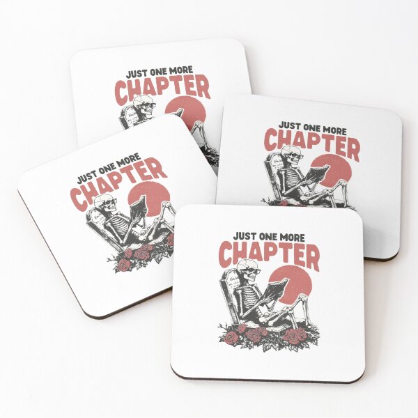 Item preview, Just One More Chapter — Spooky Reading Skeleton Illustration designed and sold by Colorful-Garden.
