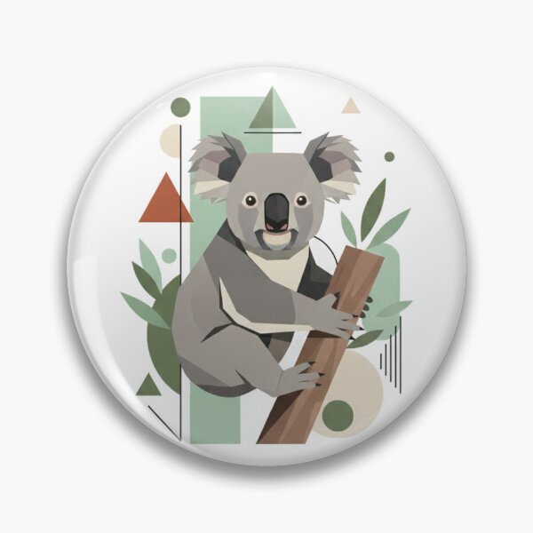 Item preview, Geometric Koala, Australia, Polygon, Animal Art, Modern Nature designed and sold by DarkNight9.