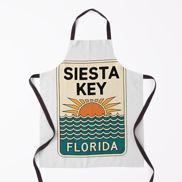 Item preview, Siesta Key Florida - Beach Sign designed and sold by TheOldMittenIllustrated.