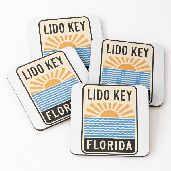 Item preview, Lido Key Florida - Beach Sign designed and sold by TheOldMittenIllustrated.