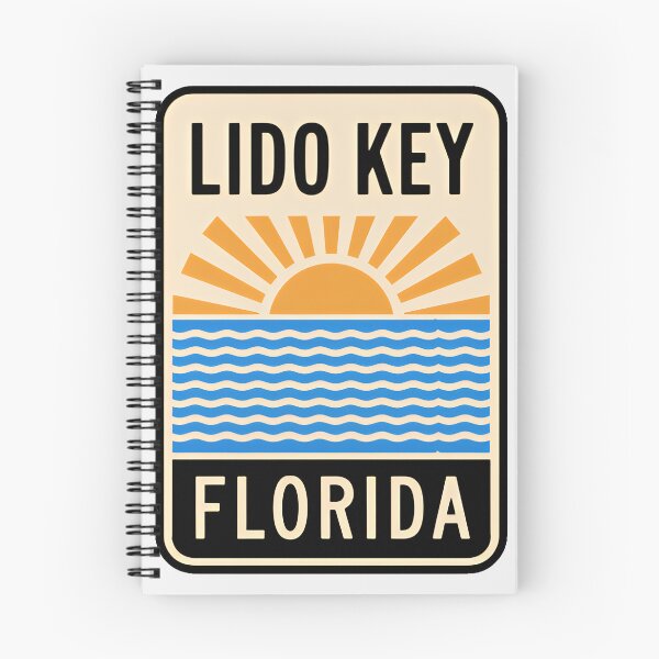 Item preview, Lido Key Florida - Beach Sign designed and sold by TheOldMittenIllustrated.