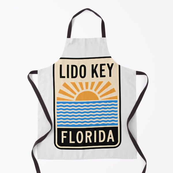 Item preview, Lido Key Florida - Beach Sign designed and sold by TheOldMittenIllustrated.