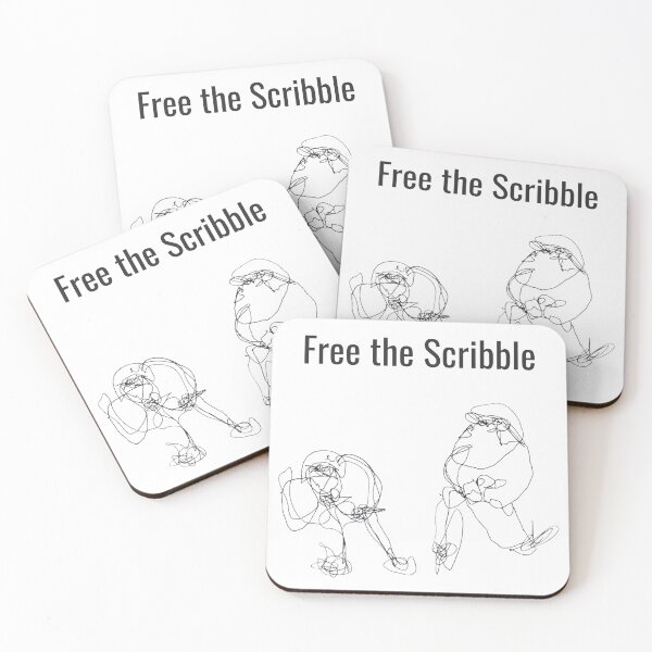 Item preview, Free The Scribble Merch designed and sold by HuzzaCreative.