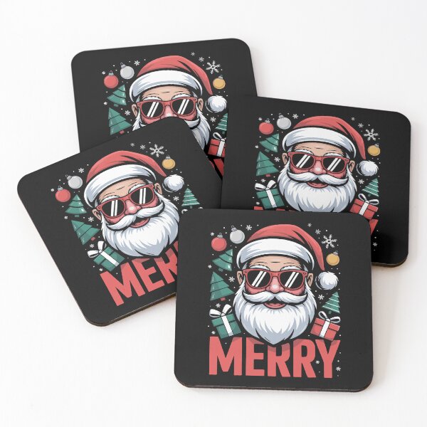 Item preview, Cool Santa Claus Merry Christmas | Hipster Sunglasses Graphic Tee | Festive Modern Aesthetic Gift designed and sold by 89BLACK.