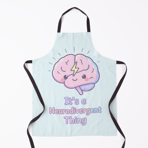 Item preview, It’s a Neurodivergent Thing — Cute Pastel Brain Illustration | Neurodiversity Pride & Kawaii Mental Wellness Art designed and sold by PureBrain.
