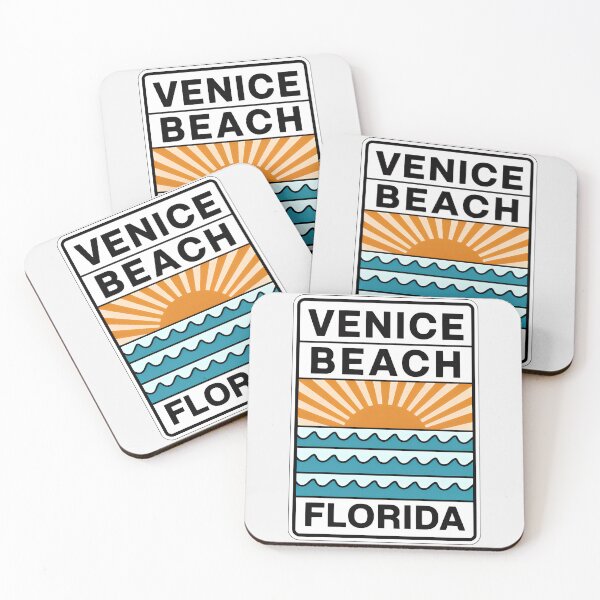 Item preview, Venice Beach Florida - Sign designed and sold by TheOldMittenIllustrated.