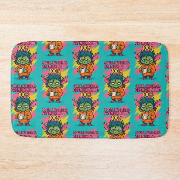 Item preview, Social Battery 1% Gremlin Mode 100% designed and sold by Annaart08.