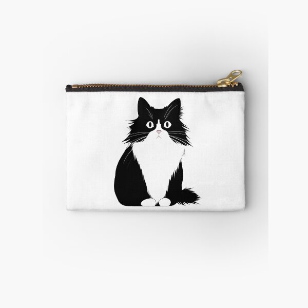 Item preview, Fluffy Tuxedo Cat,Easy Cat Drawing designed and sold by xiao xuans.
