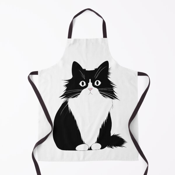 Item preview, Fluffy Tuxedo Cat,Easy Cat Drawing designed and sold by xiao xuans.