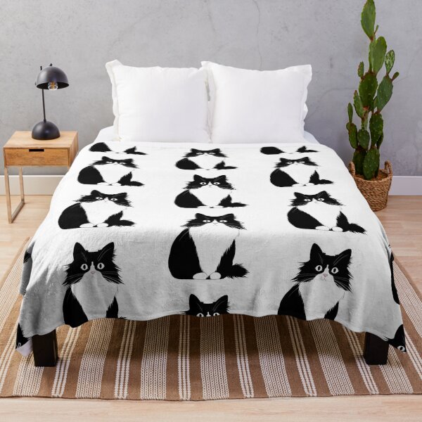 Item preview, Fluffy Tuxedo Cat,Easy Cat Drawing designed and sold by xiao xuans.