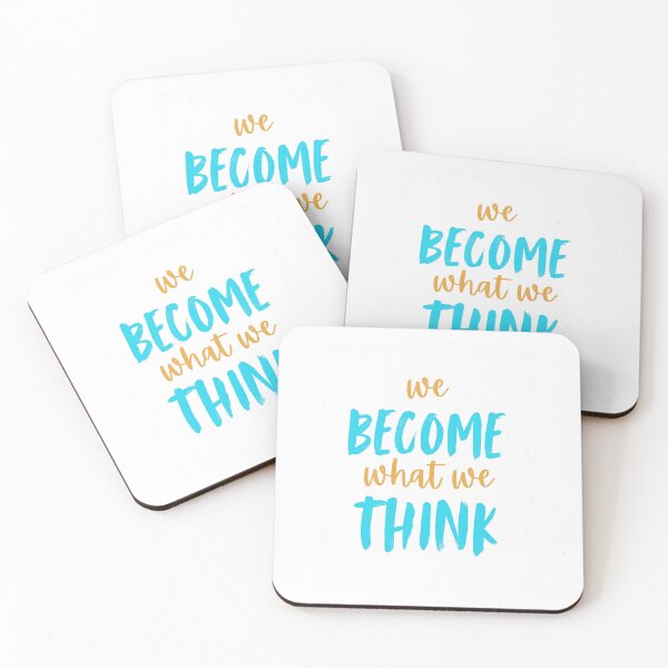 Item preview, We Become What We Think - Motivational designed and sold by DraftNDreamShop.