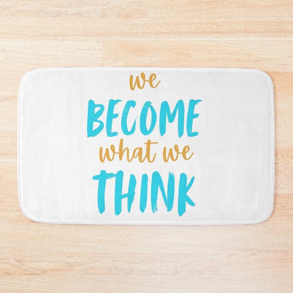 Item preview, We Become What We Think - Motivational designed and sold by DraftNDreamShop.