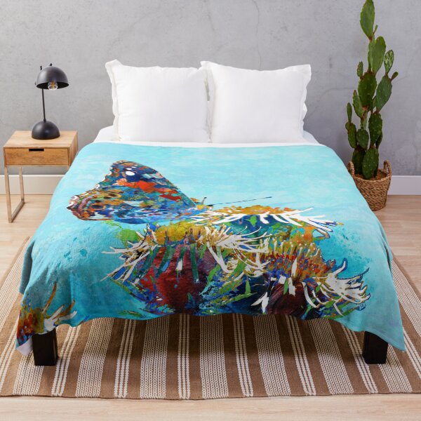 Item preview, Colorful Garden Butterfly Art designed and sold by Sharon Cummings Art.