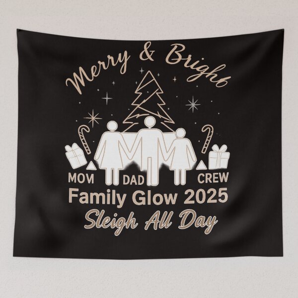 Item preview, Merry & Bright – Family Glow 2025 Holiday Crew Design designed and sold by RPGdesigners.