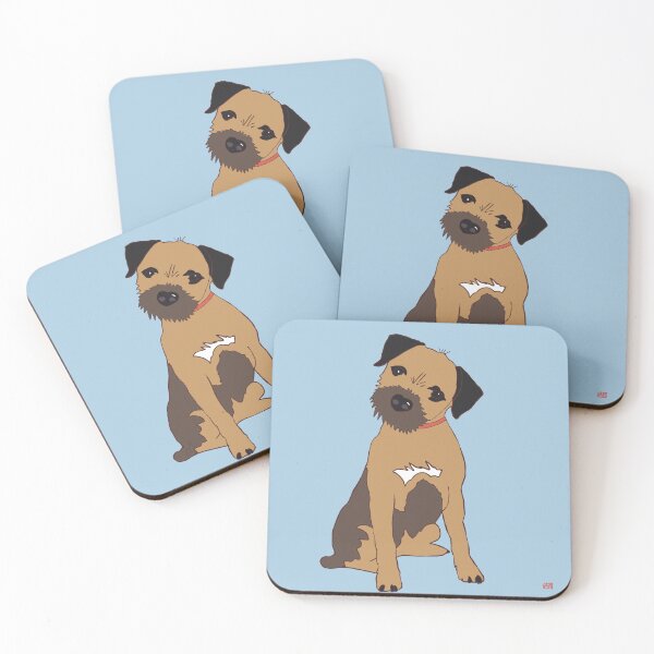 Item preview, Gilbert the Border Terrier designed and sold by artkarapainting.